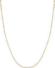 Bony Levy 14K Gold Rolo Chain Necklace