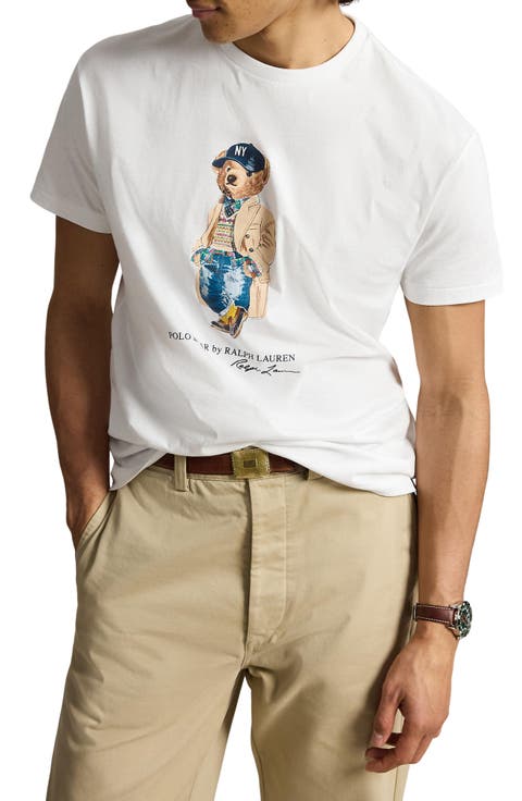 Polo Bear Cotton Graphic T-Shirt