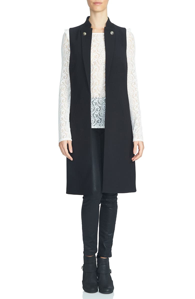 1.STATE Button Lapel Longline Vest, Main, color,