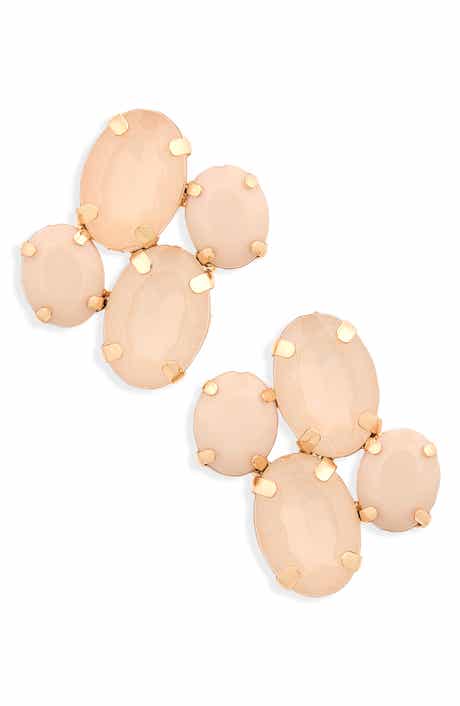 Cara Crystal Cluster Stud Earrings