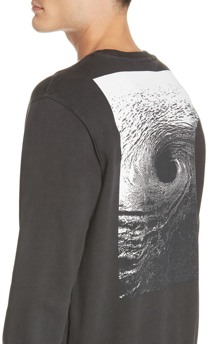 Ksubi Whurld Order Graphic Sweatshirt, Alternate, color, 