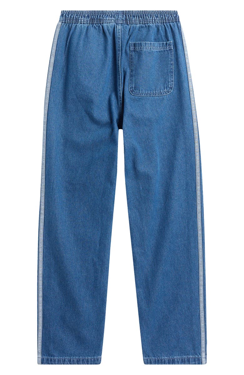 adidas Originals Kids' 3-Stripes Denim Track Pants, Alternate, color, 