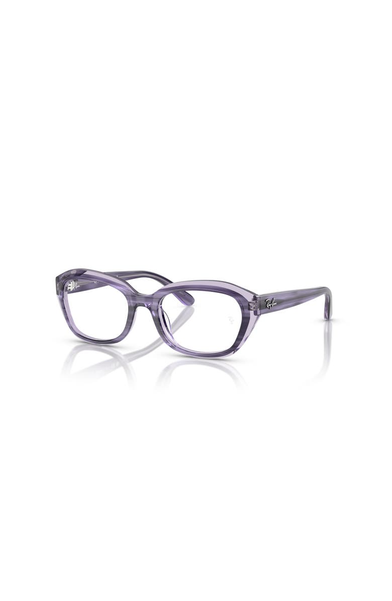Ray-Ban 48mm Irregular optical glasses, Main, color, Violet