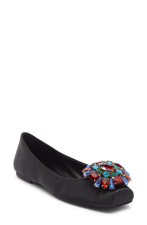 Jeffrey Campbell Ornate Flat In Black