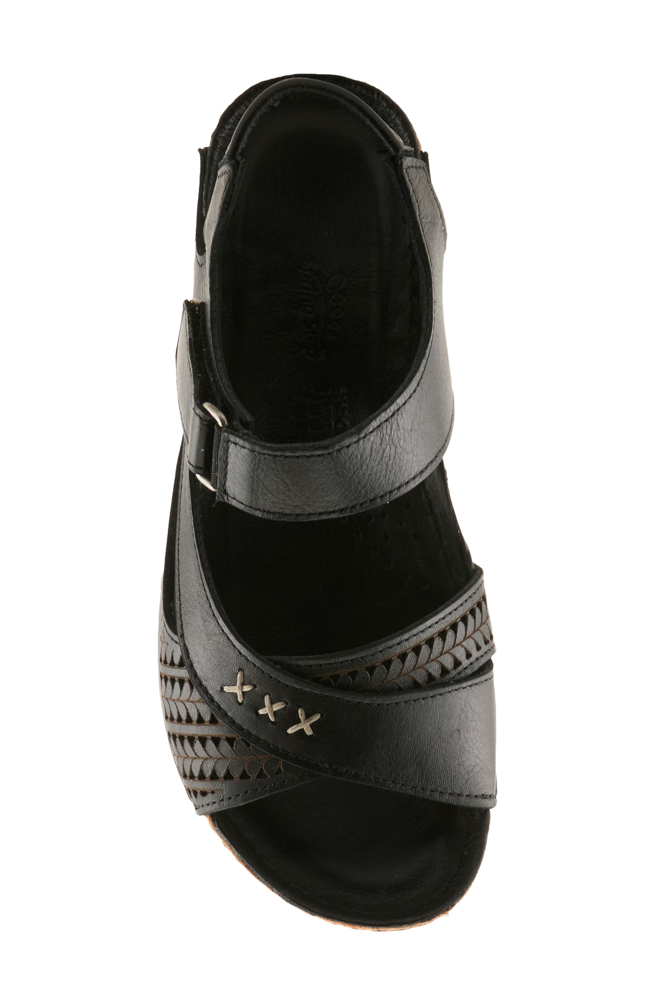 Spring Step Galaire Sandal, Alternate, color, Black