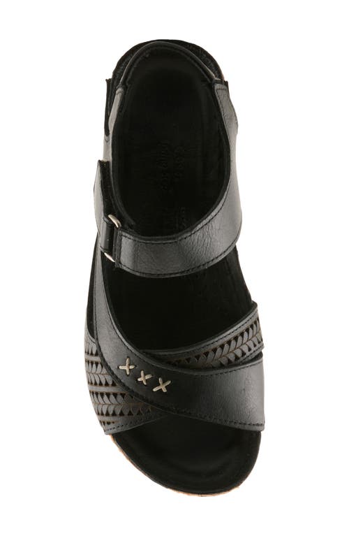 Spring Step Galaire Sandal In Black