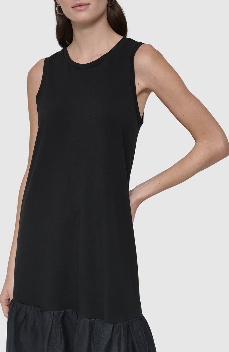 DKNY Ruffle Sleeveless Dress, Alternate, color, 