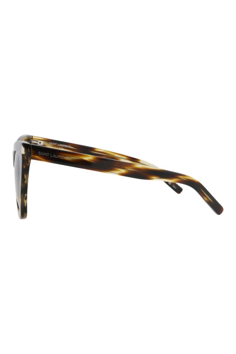 55mm Cat Eye Sunglasses, Alternate, color, HAVANA HAVANA GREY