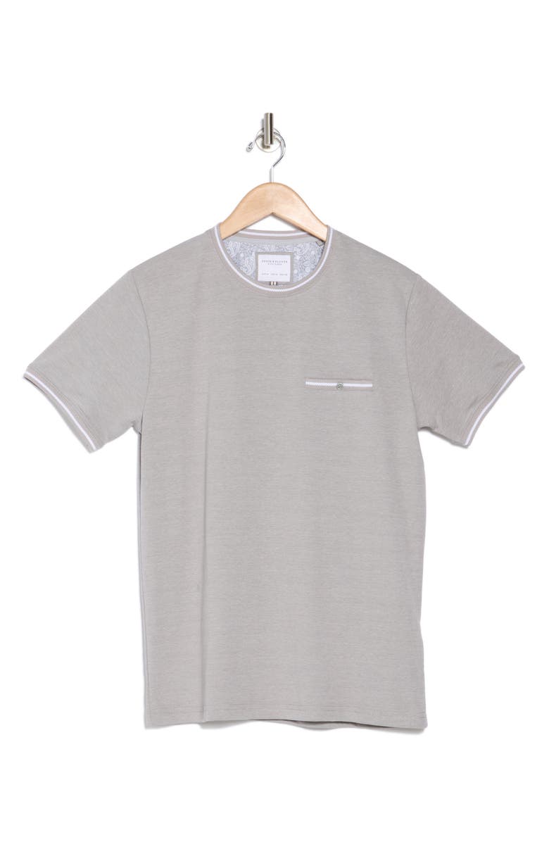 DENIM AND FLOWER Stripe Dressy T-Shirt, Alternate, color,