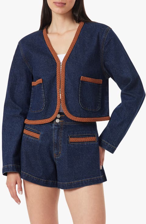 Braided Cropped Jacket
