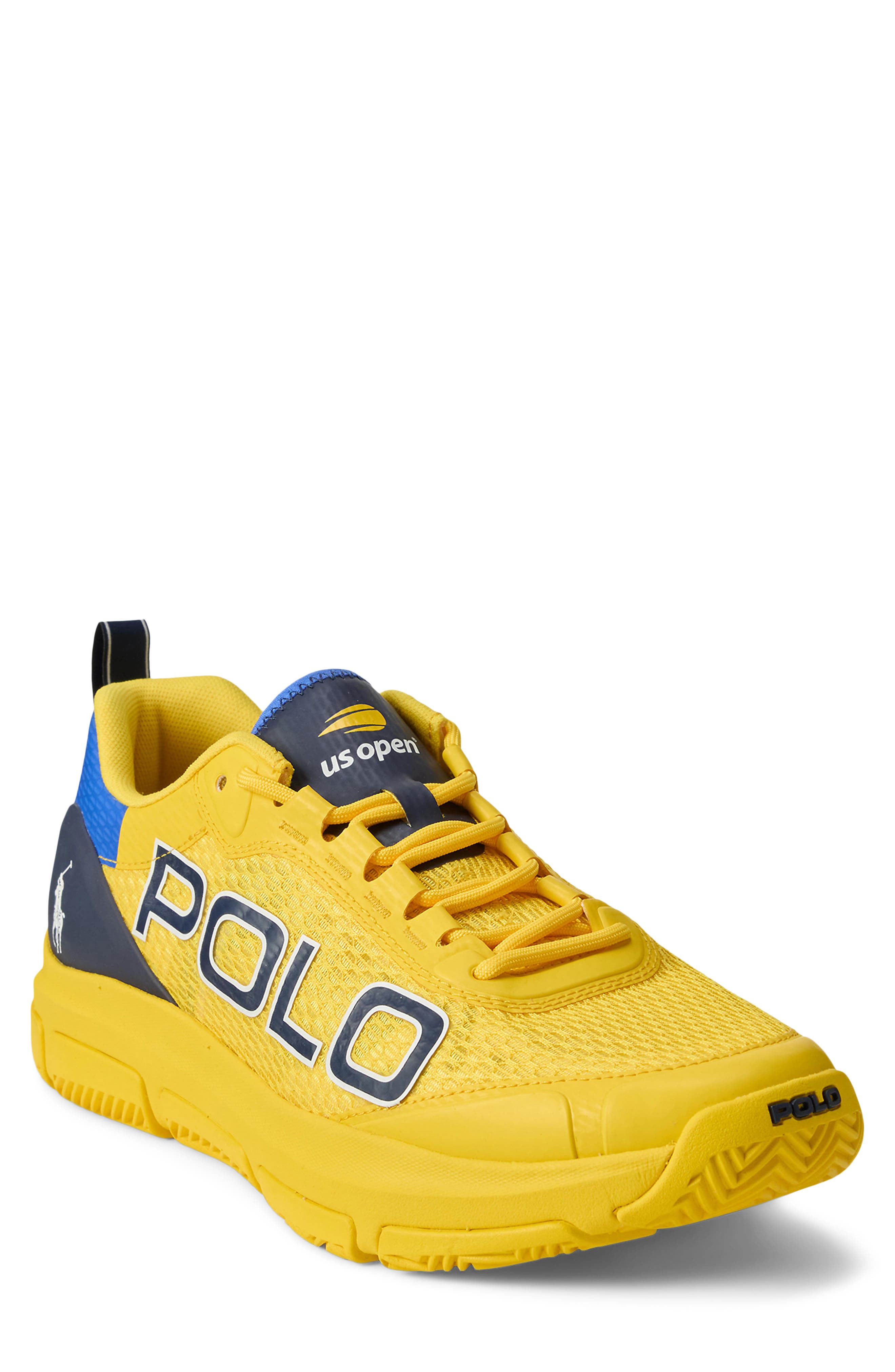 x US Open Tech Racer Sneaker, Main, color, YELLOW