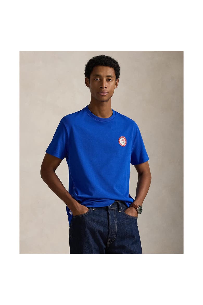 Men's Polo Ralph Lauren Team USA Graphic T-Shirt, Alternate, color, Blue