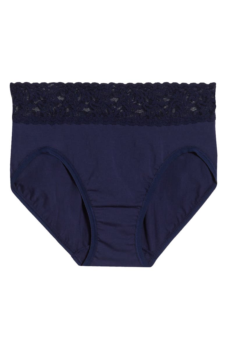 Hanky Panky Cotton French Briefs, Alternate, color, Navy