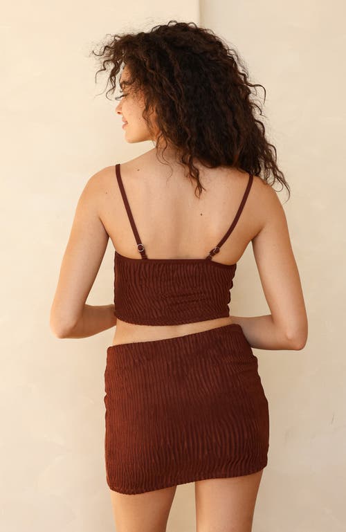 Dippin Daisys Soleil Set In Mocha Crinkle