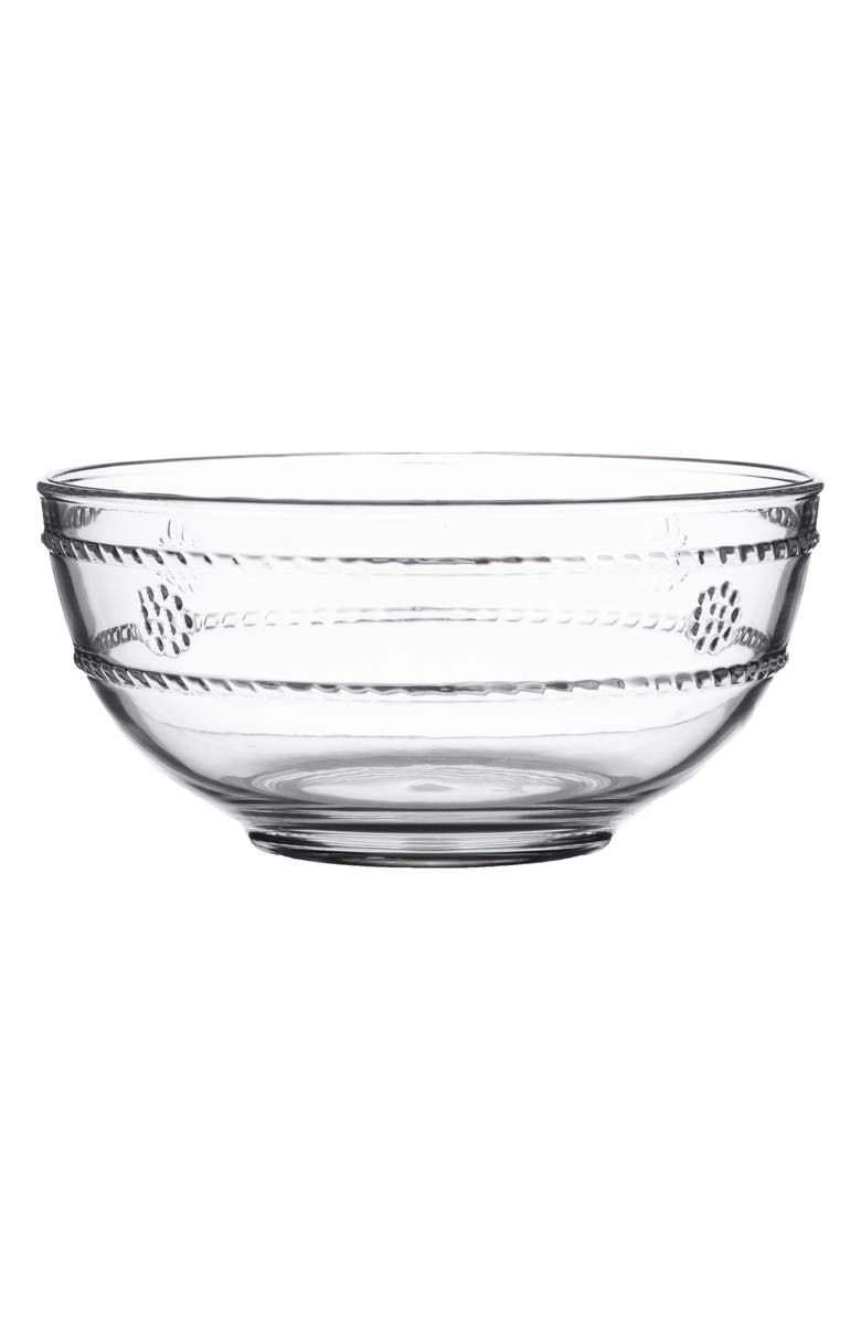 Juliska Isabella Berry Acrylic Bowl, Main, color, Clear