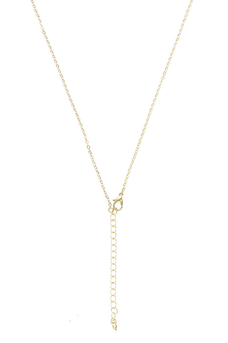 Tassel Pendant Necklace, Alternate, color, GOLD / PEACH
