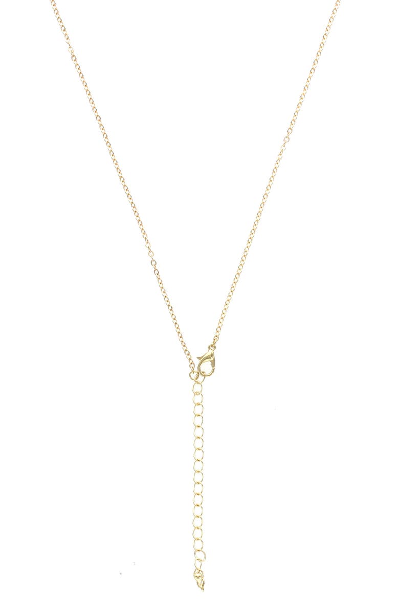 OLIVIA WELLES Tassel Pendant Necklace, Alternate, color, Gold / Peach