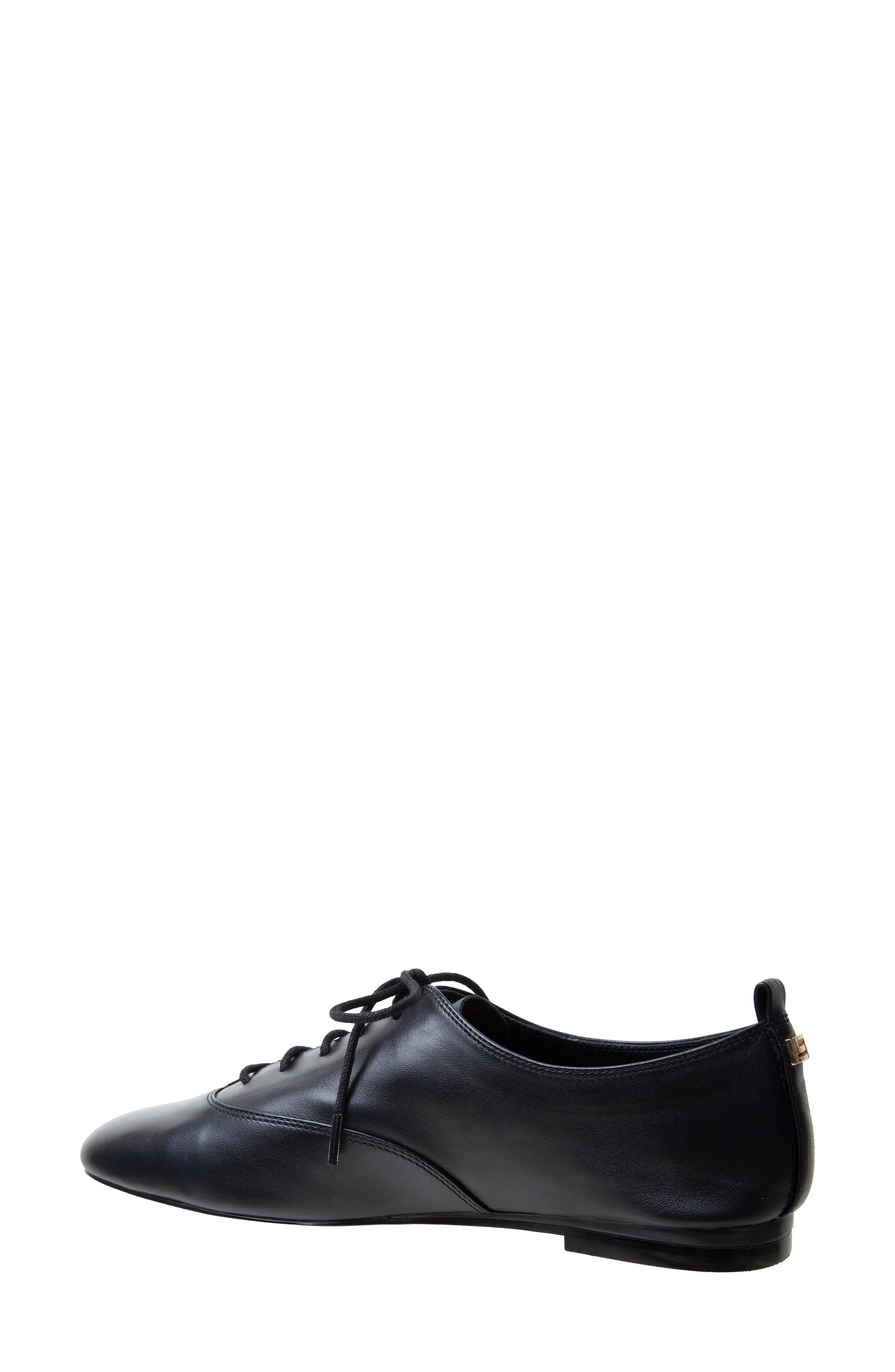 Linea Paolo Mirna Oxford Flat, Alternate, color, Black