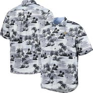 Tommy Bahama Men's Tommy Bahama Black New Orleans Saints Sport Tropical Horizons Button-Up Shirt