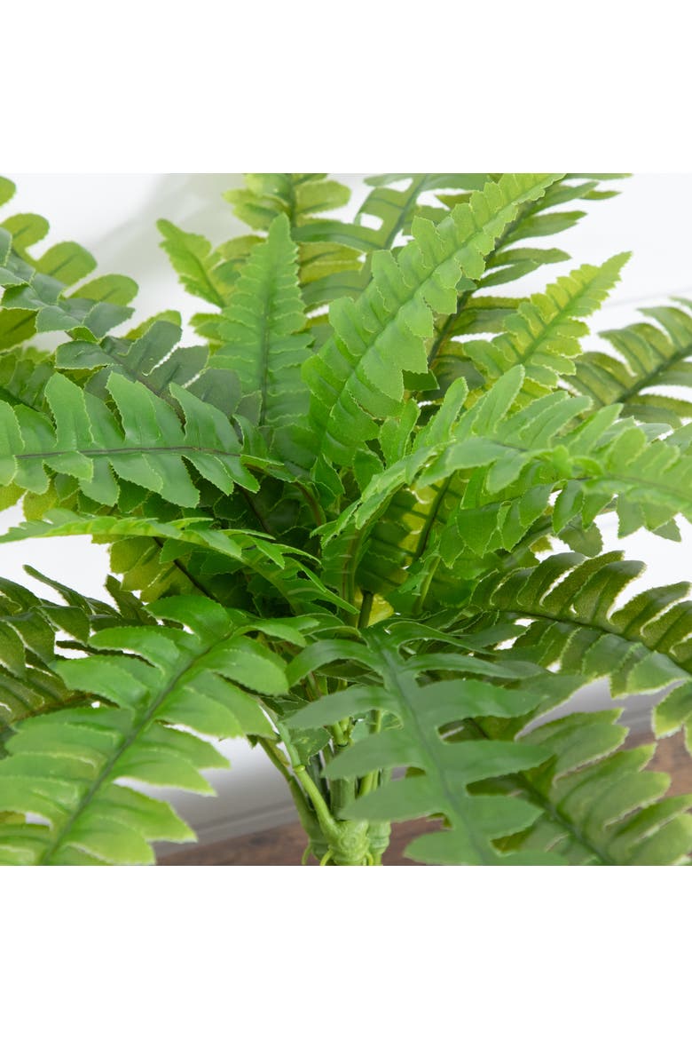 19-in UV Resistant Artificial Boston Fern (Indoor/Outdoor) - Set of 2, Alternate, color, Green