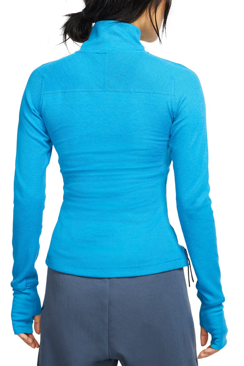 ACG Long Sleeve Thermal Top, Alternate, color, IMPERIAL BLUE/ HABANERO RED