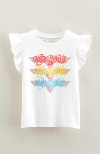 Tucker + Tate Kids' Flutter Sleeve Cotton Graphic T-Shirt