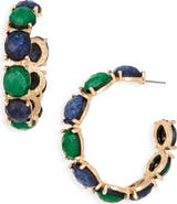 Tasha Stone C Hoop Earrings