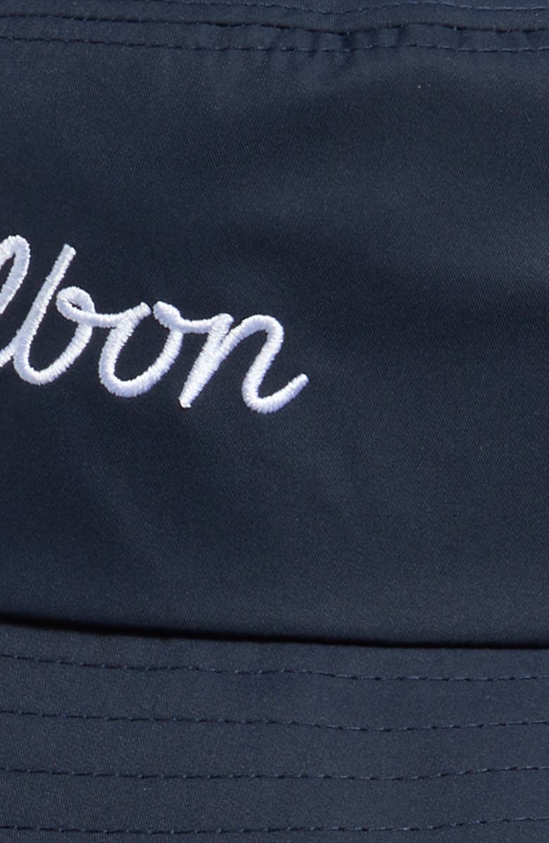MALBON Logo Bucket Hat, Alternate, color, Aegean Blue