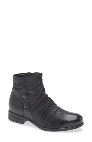 Miz Mooz Sallie Scrunch Leather Boot In Multi