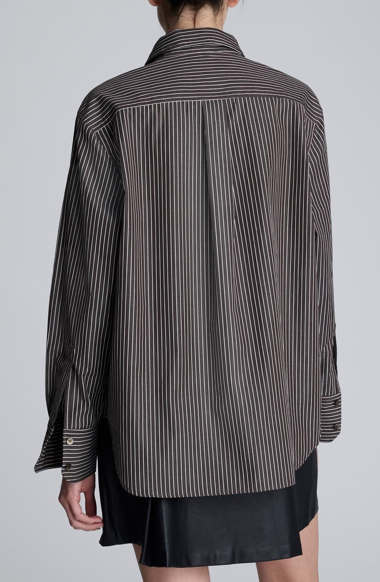 Kenneth Cole Cotton Boyfriend Shirt, Alternate, color, 