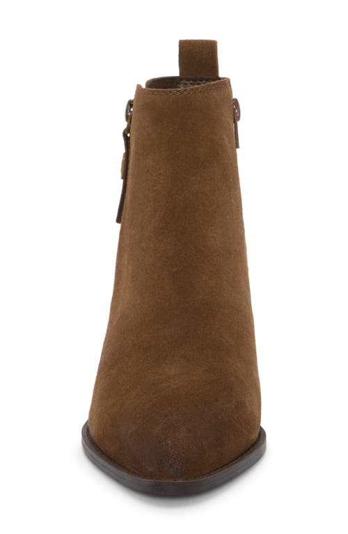 Lucky Brand Ailein Pointed Toe Bootie In Brown