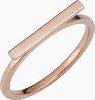 Oradina 14K Gold Brooklyn Bar Ring