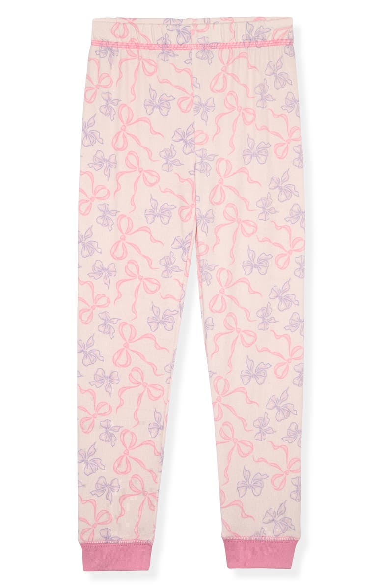 SLEEP ON IT Kids' Fitted Two-Piece Long Pajamas & Scrunchie Set, Alternate, color, Pink