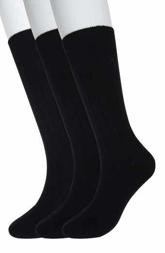 Brooks Brothers 3-Pack Ribbed Crew Socks