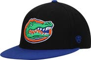 TOP OF THE WORLD Men's Top of the World Black/Royal Florida Gators Team Color Two-Tone Fitted Hat
