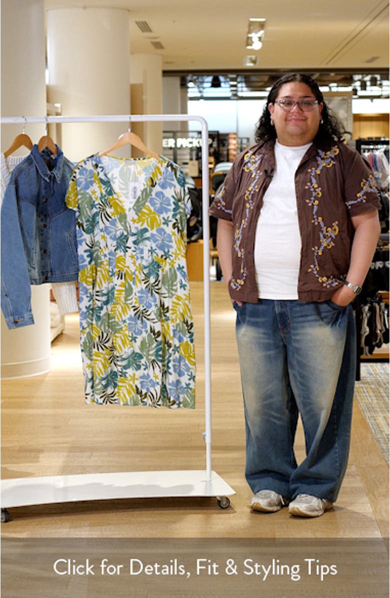 Antibes Floral Shift Dress, sales video thumbnail