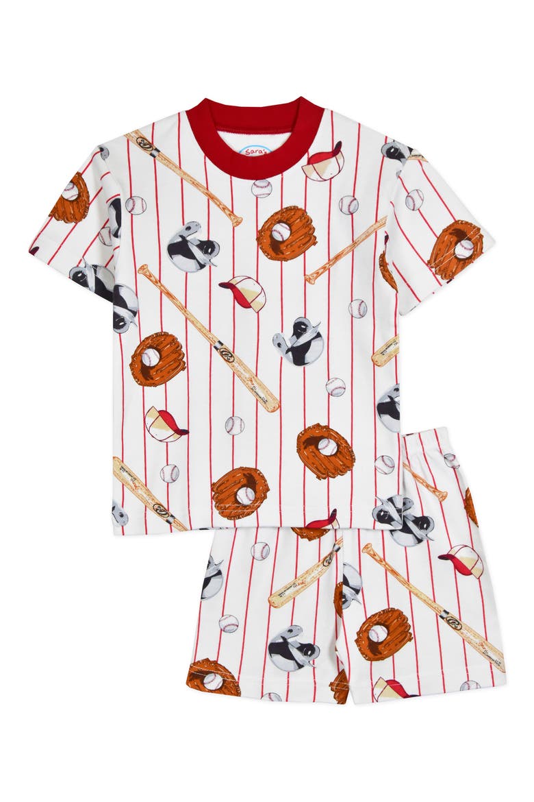 FR SHORT PJS, Main, color, BSP BASEBALL STRIPE