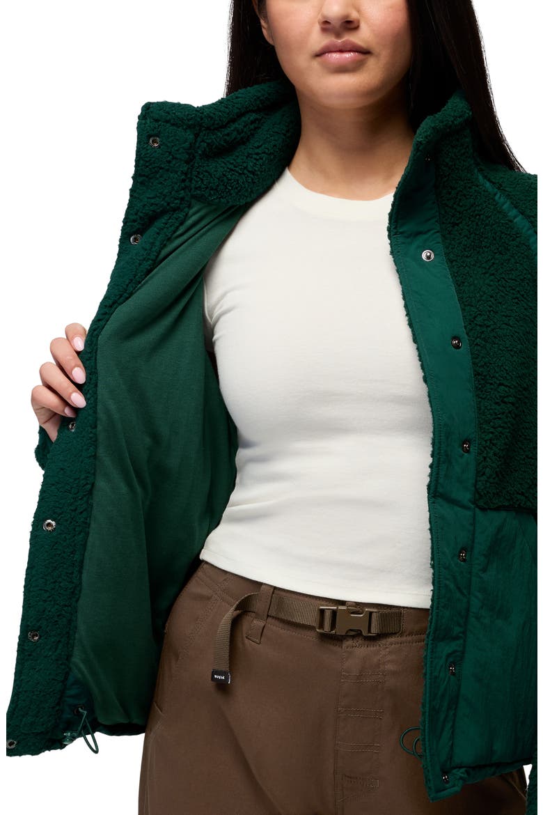 Encinitas Fleece Jacket, Alternate, color, ROOT GREEN