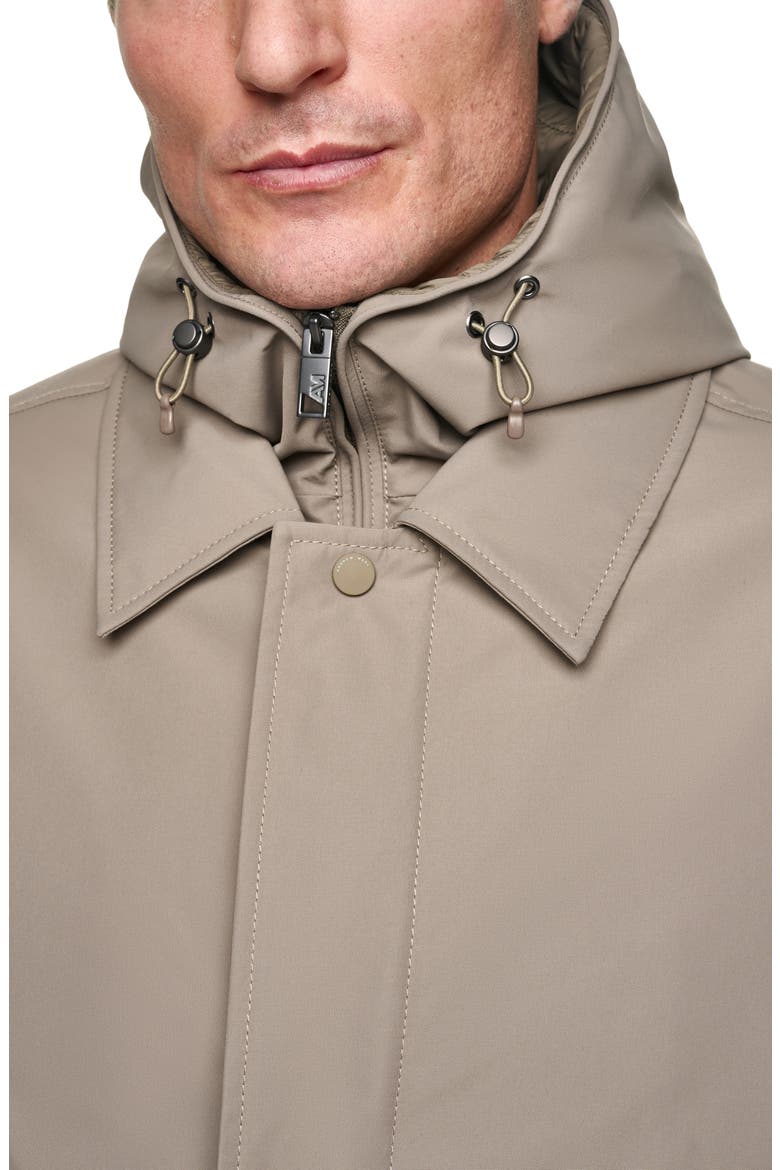 Mackintosh with Hooded Bib, Alternate, color, BRINDLE