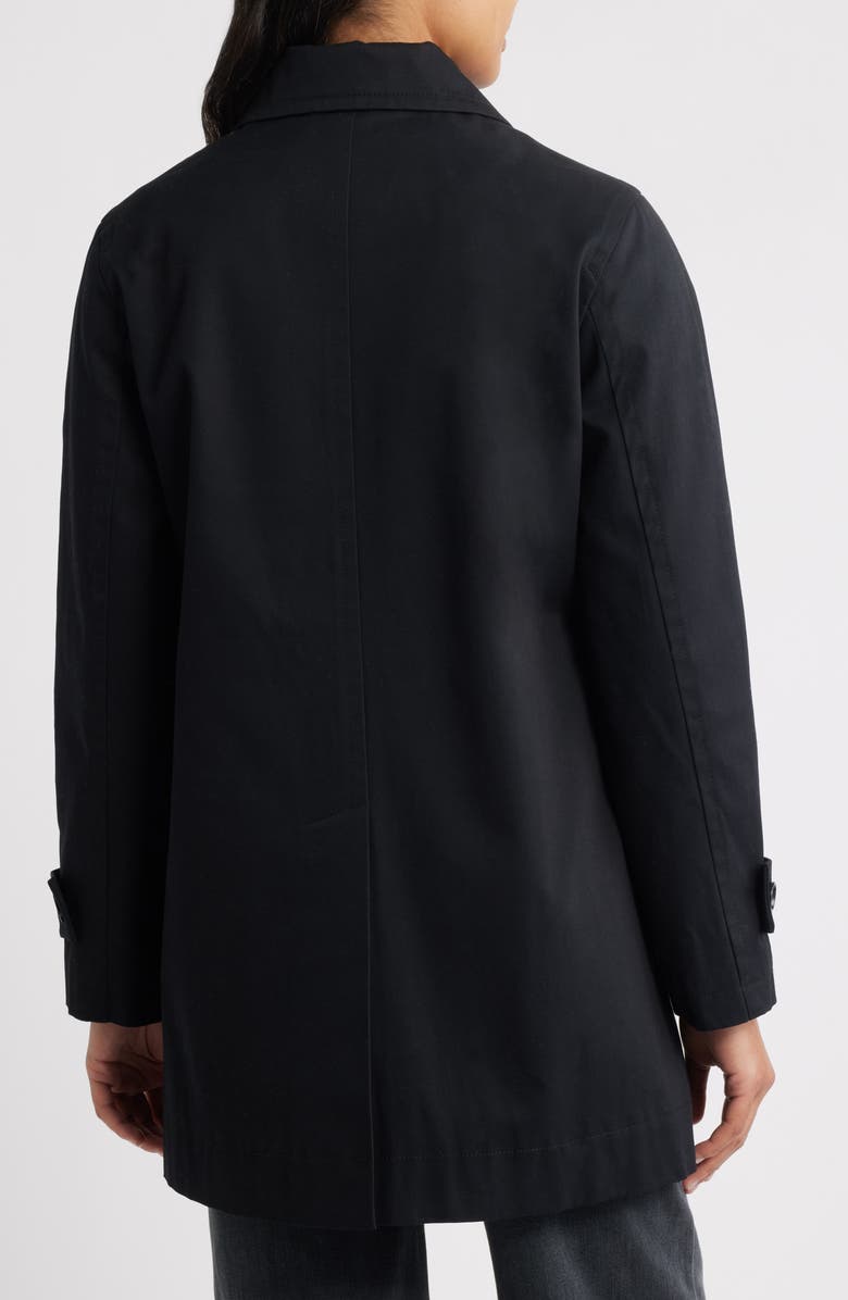 Sam Edelman Water Repellent Rain Jacket, Alternate, color, Black