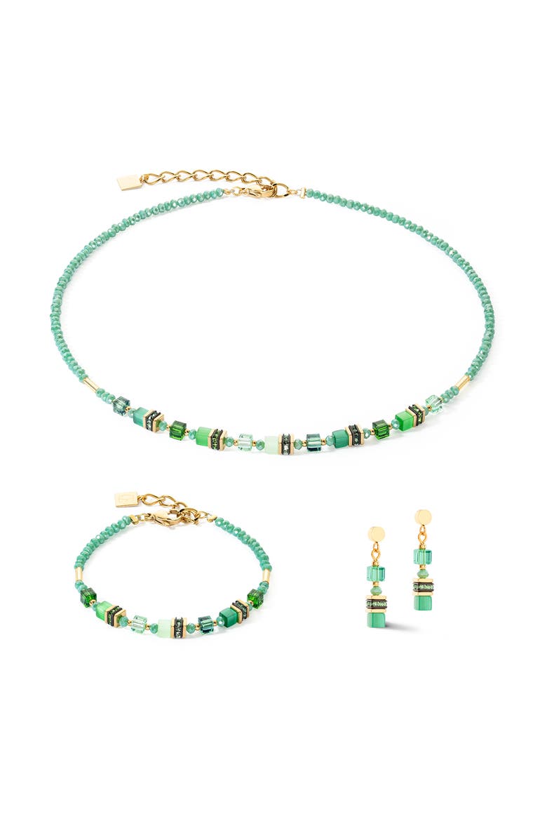 Mini Cubes Bracelet, Alternate, color, Green