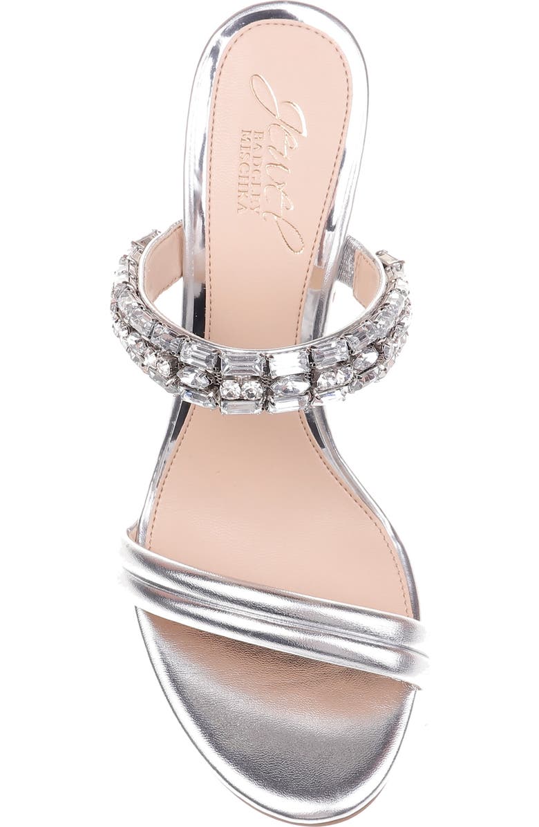 Jewel Badgley Mischka Katherine Embellished Sandal, Alternate, color,