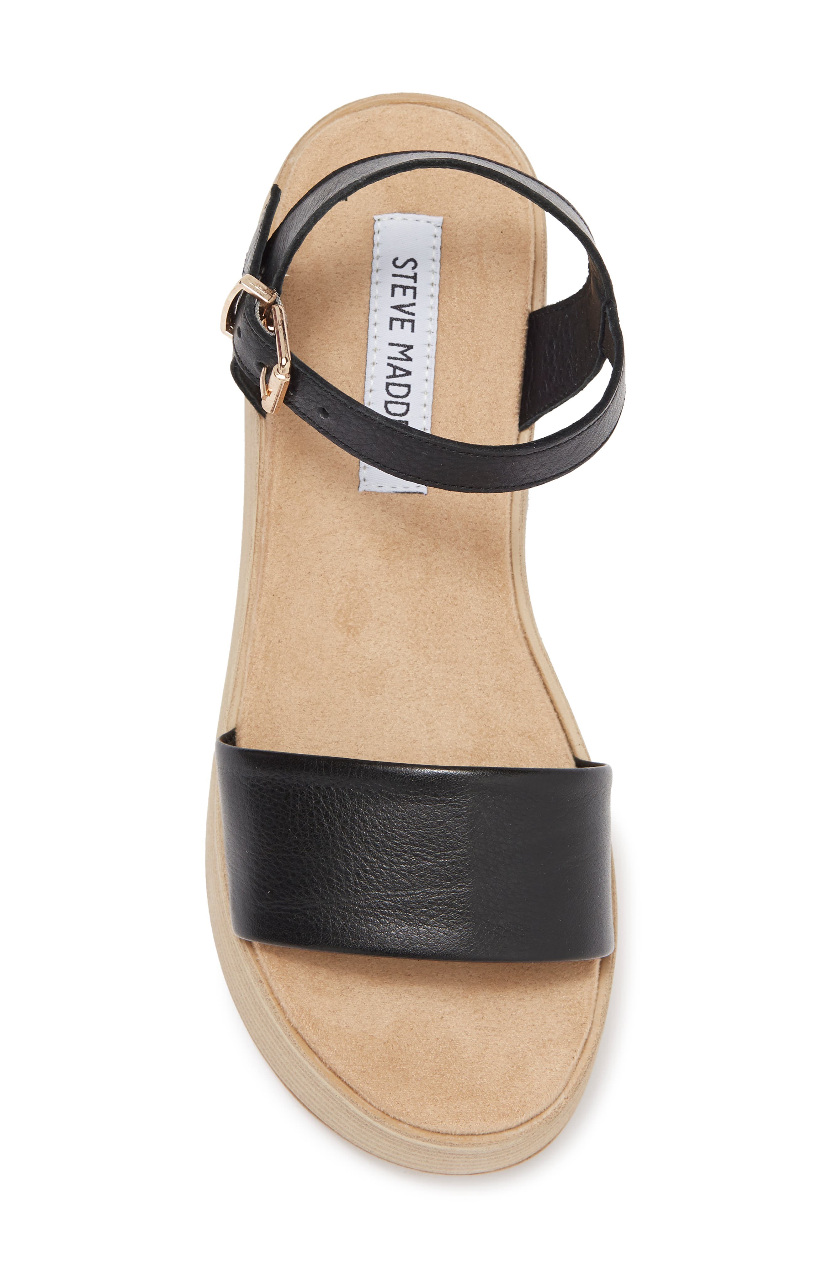 Steve Madden Piano Platform Wedge Sandal, Alternate, color, 
