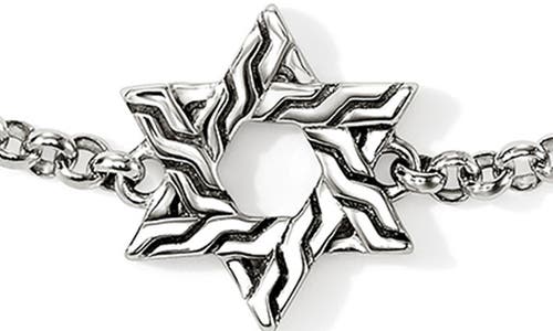 John Hardy Jh Essentials Star Of David Bracelet In Metallic