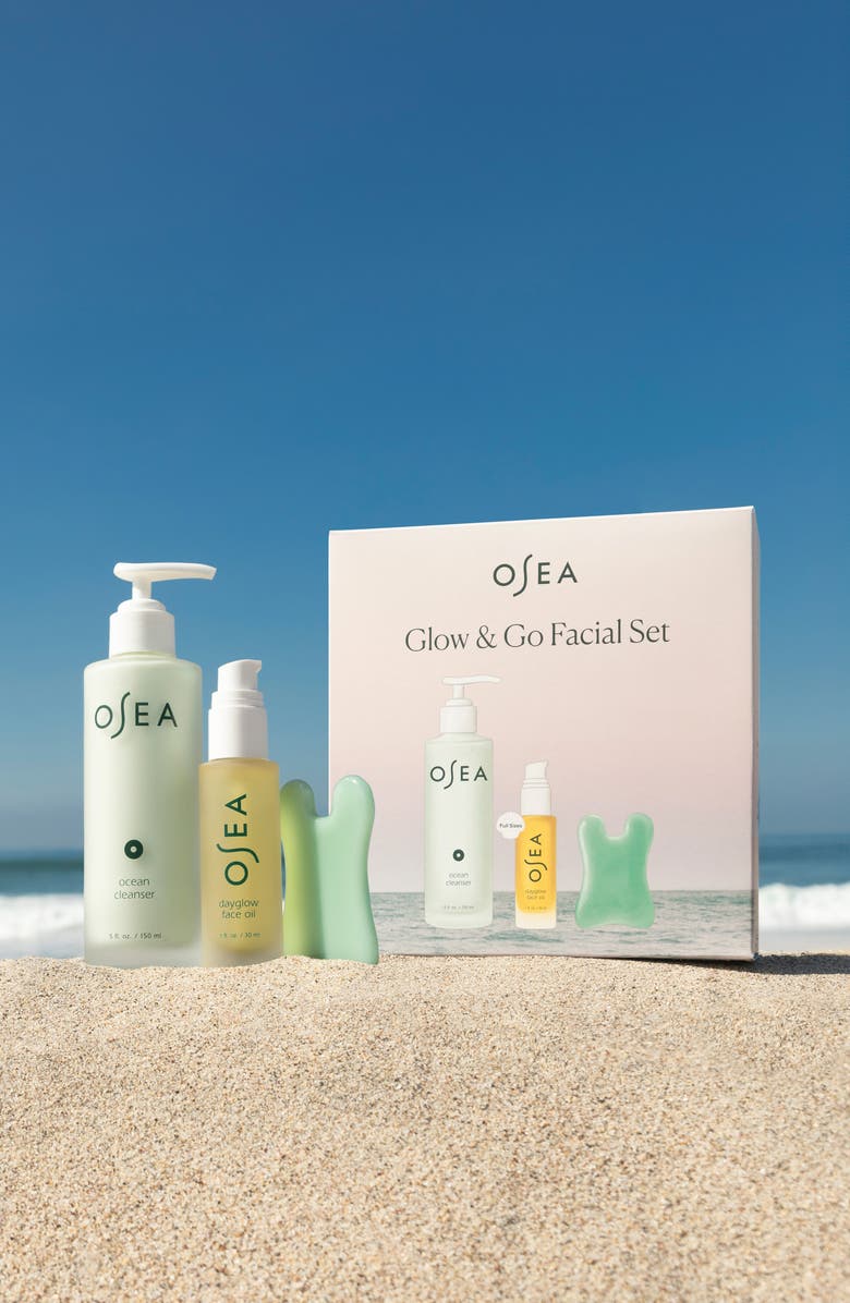 OSEA Glow & Go Skin Care Set (Limited Edition) $138 Value, Alternate, color, 