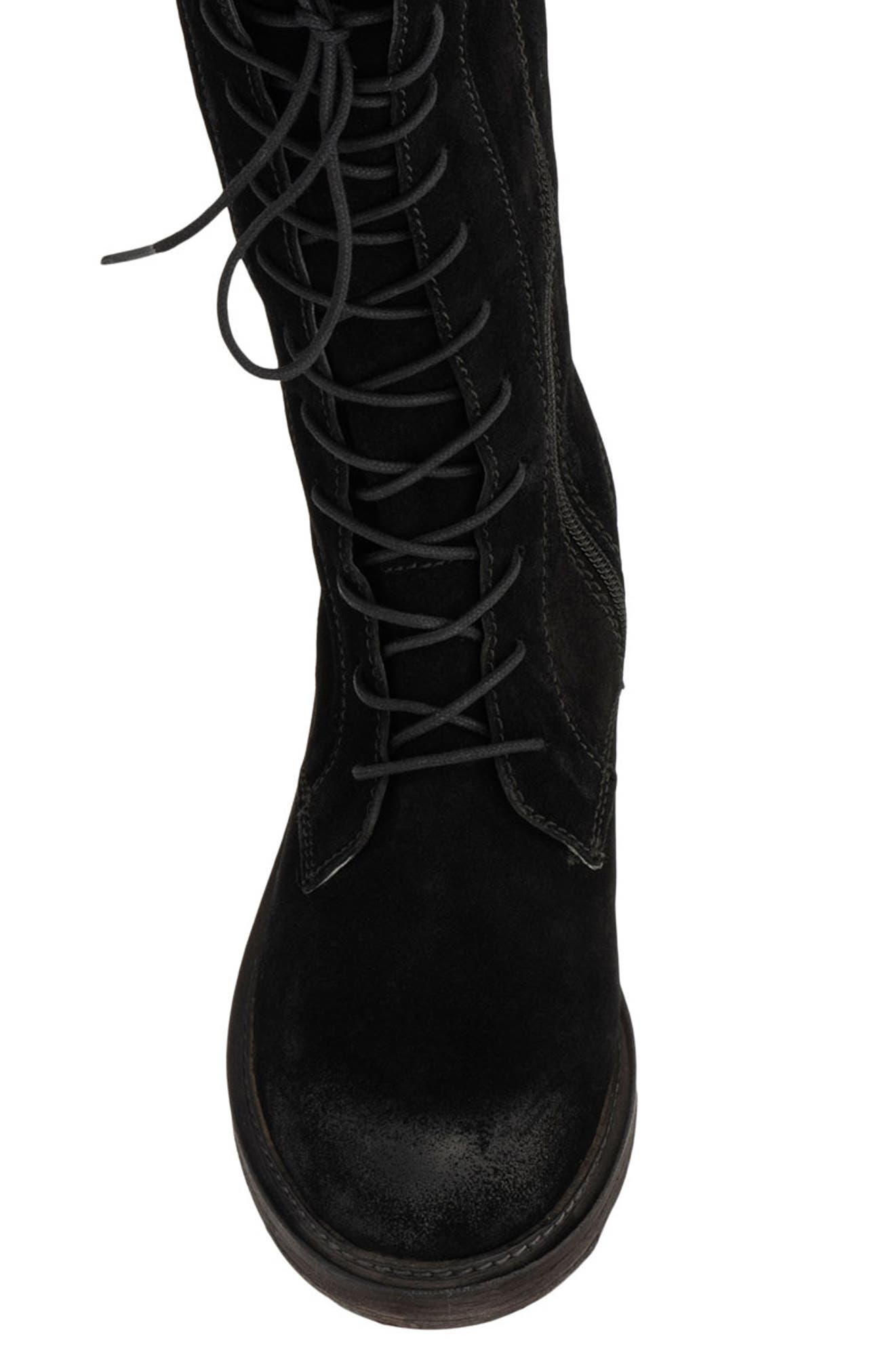 VINTAGE FOUNDRY Kelly Faux Fur Lined Tall Boot, Alternate, color, Black