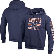 Champion Men's Champion  Navy Denver Broncos Powerblend Hoodie