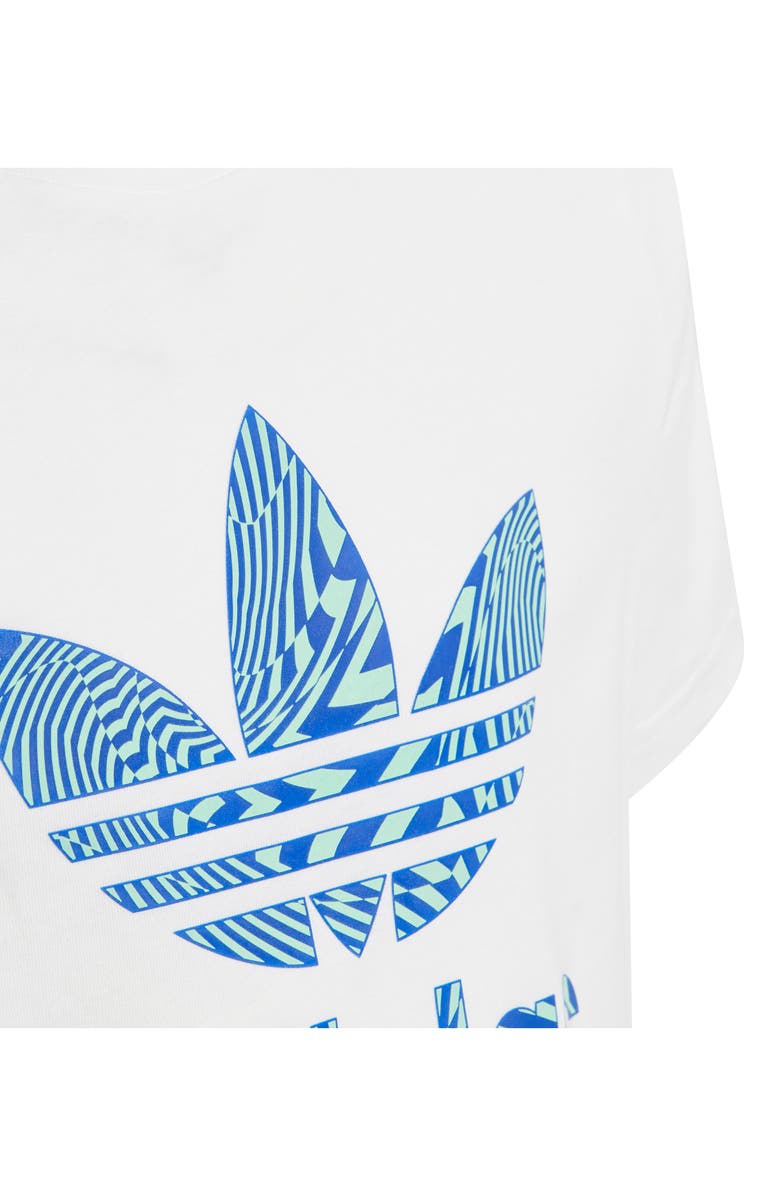 adidas Kids' Trefoil Logo Cotton Graphic Tee, Alternate, color,