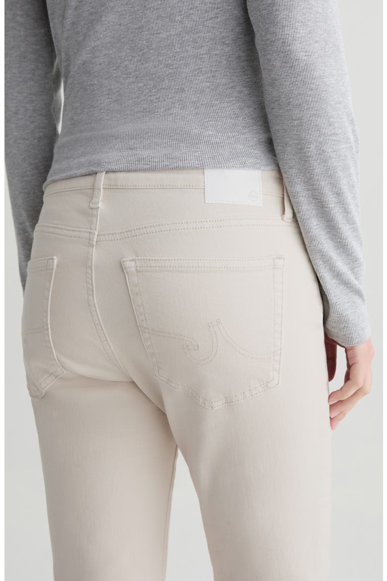 Mari Mid Rise Slim Straight Leg Crop Jeans, Alternate, color, PUMICE