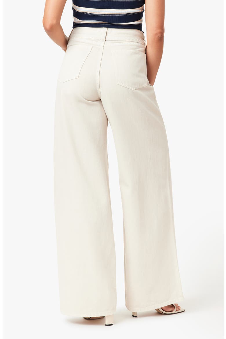 Brynn Belted Wide Leg Jeans, Alternate, color, ECRU